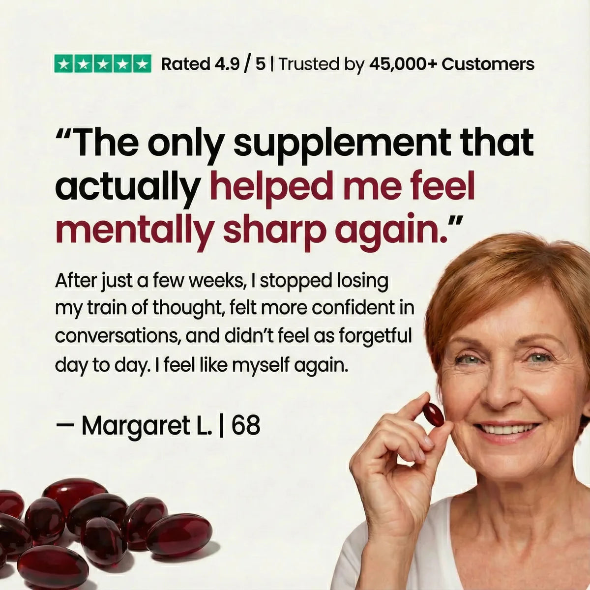 Astaxanthin Softgels — Targeted support for vision, skin, and cell health